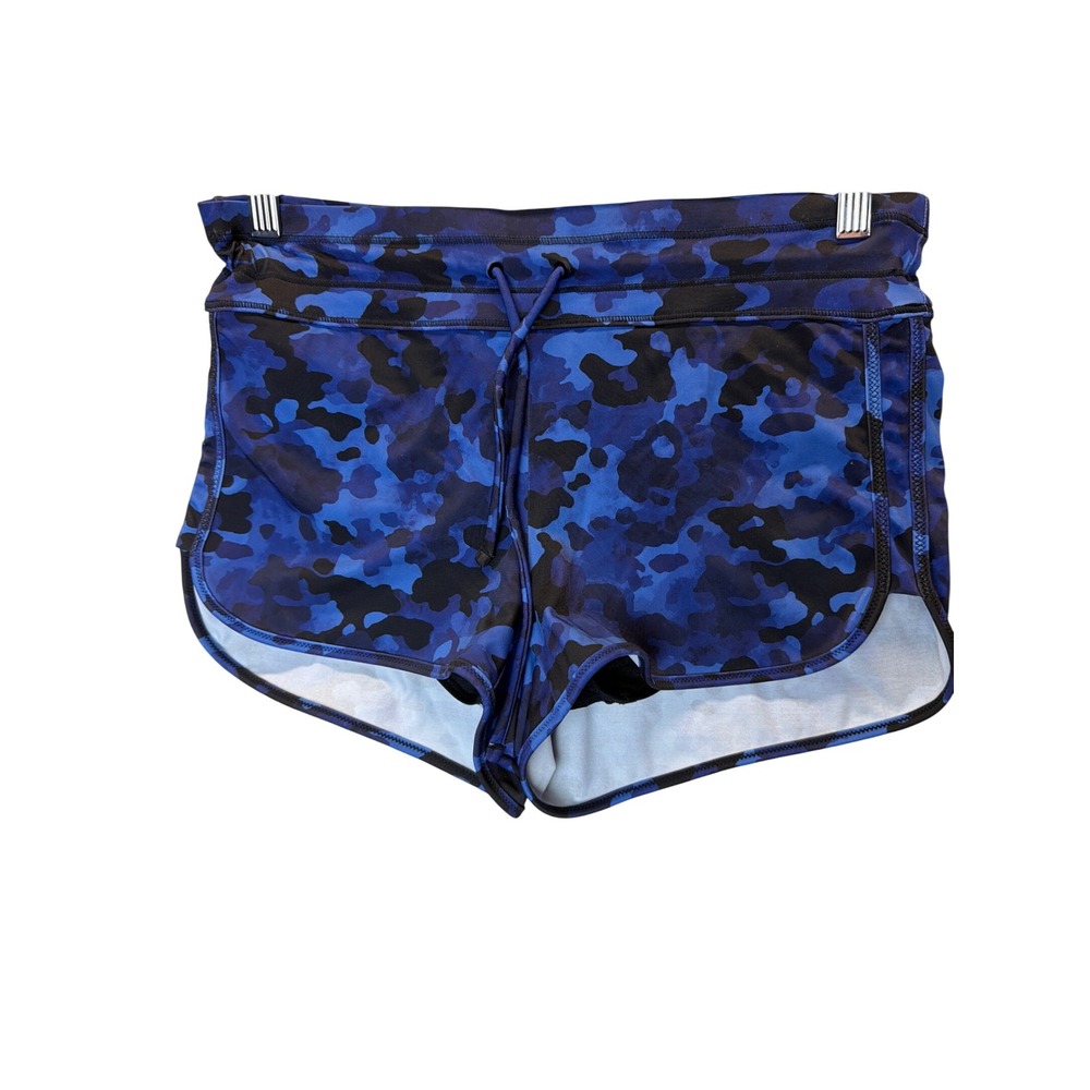 Athleta Blue Camo Board  Shorts Womens XXS Swim Trunks Beach  Paddleboarding